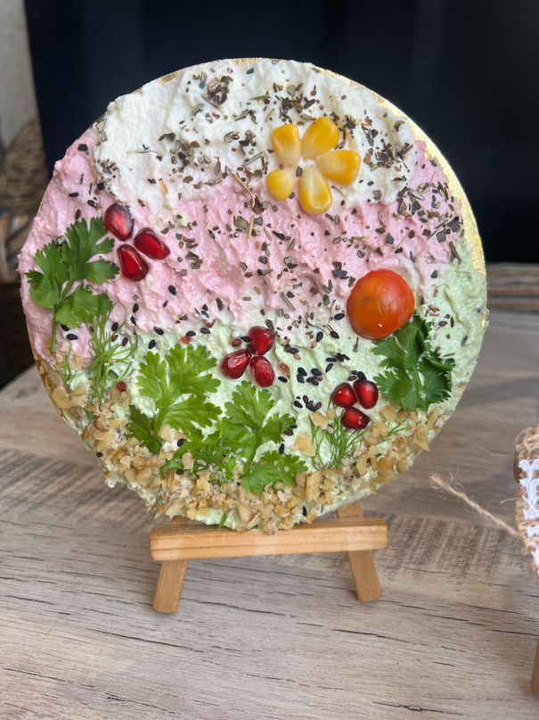 Handcrafted artisanal cheese board 1