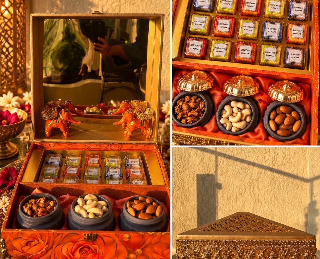 Orange Mirror Hamper — Hathi