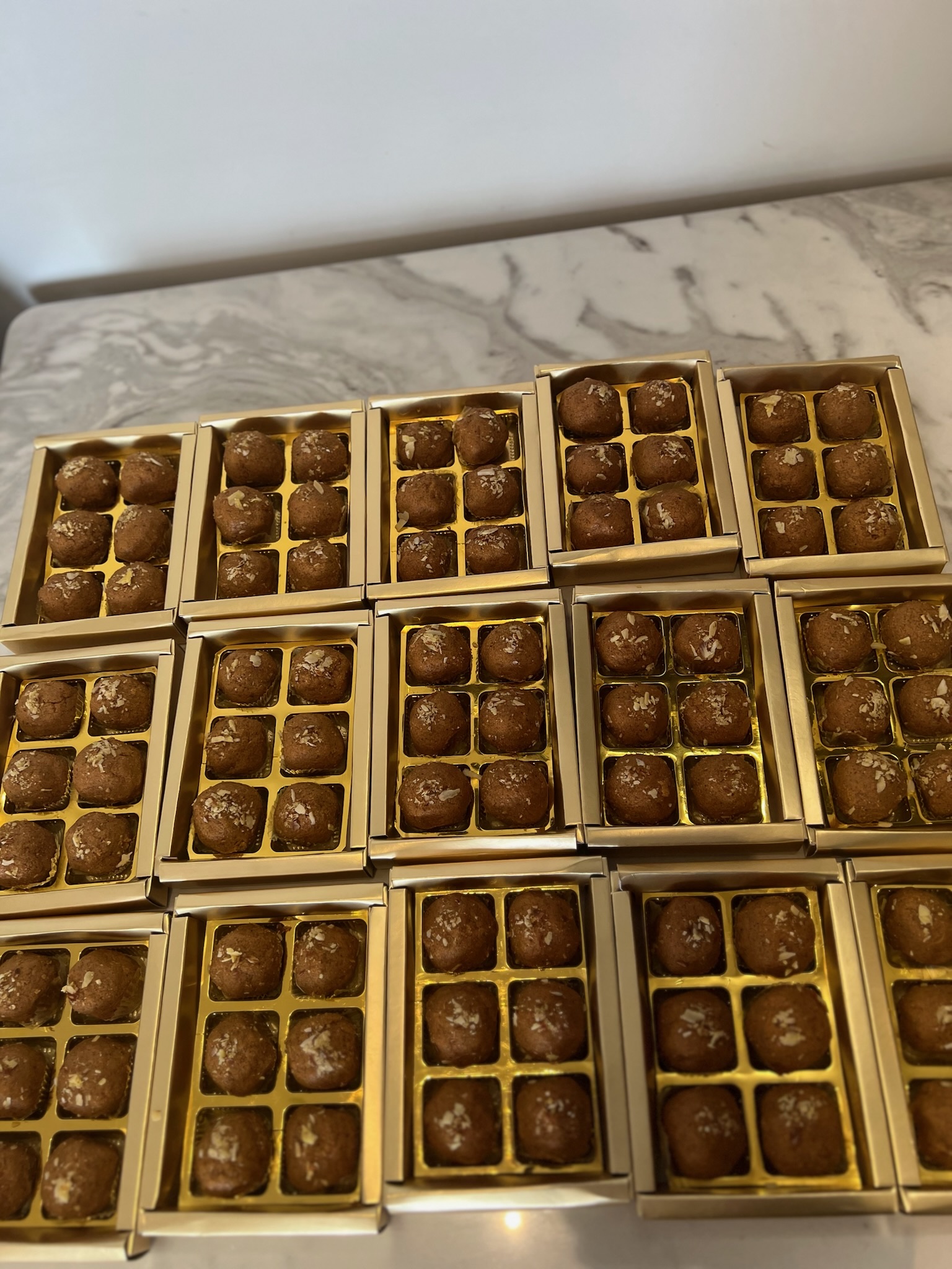 Festive laddoo gift boxes