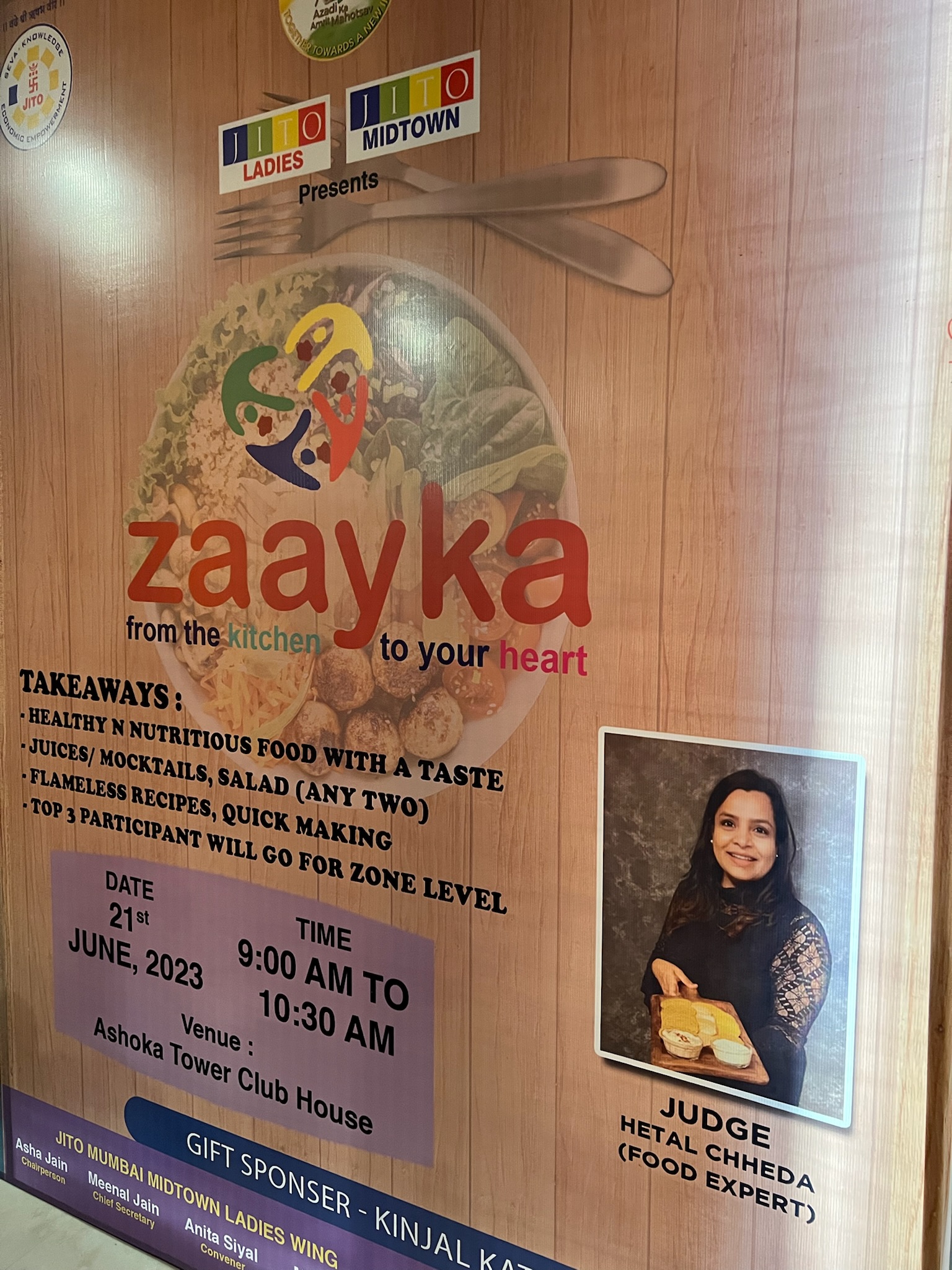 Zaayka — From the Kitchen to Your Heart recognition featuring Hetal Chheda